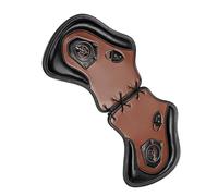 FROMCEO Universally Motorcycle Exhaust Side Saddle Heat Cover Protector PU Leather Engine Cover Deflector for Safe Riding Motorcycle Saddle Heat