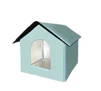 FROMCEO Weatherproofs Insulated Ferals Cats House Easy to Put Together,Selfwarming Shelter for Winter Outdoor Cats Insulated Ferals Cats Shelter