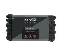 Fromm Colorsafe Towel, Black, 6 Count