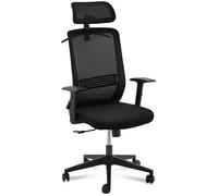 Fromm & Starck Office Chair - mesh back - headrest - 50 x 61 cm seat - up to 150 kg - black STAR_SEAT_42