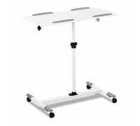 Fromm & Starck Star_LDS_12 Laptop Table 43 x 91 cm Laptop Stand Laptop Table Height Adjustable Notebook Table Laptop Table with Wheels