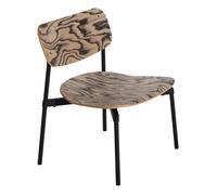 Fromme beechwood lounge chair Black one size