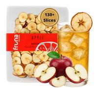 Frona Dried Apple Slices - 130+ Slices, 100% Natural Cocktail Garnish, 320g Pack, Cider Drinks, Whiskey Highballs, Apple Pie, Desserts, Autumn Hampers Premium Eco-Friendly Vegan Botanicals