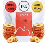 Frona Dried Apple Slices - 400+ Slices, 100% Natural Cocktail Garnish, 1kg Pack, Cider Drinks, Whiskey Highballs, Apple Pie, Desserts, Autumn Hampers Premium Eco-Friendly Vegan Botanicals