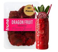 Frona Dried Dragon Fruit Slices - 30+ Pieces, 100% Natural Exotic Cocktail Garnish, 100g Pack, for Tropical Mocktails, Vodka Spritz, Fruit Tarts & Exotic Desserts, Premium Eco-Friendly