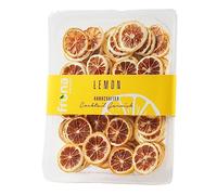 Frona Dried Lemon Slices - 160+ Slices, 100% Natural Citrus Cocktail Garnish, 250g Pack, Mojito, Iced Tea, Cakes, Desserts, Summer Drinks Premium Eco-Friendly Vegan Botanicals