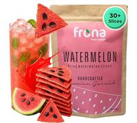 Frona Dried Watermelon Slices - 30+ Slices, 100% Natural Exotic Cocktail Garnish, 100g Pack, Tropical Drinks, Mocktails, Cakes, Desserts, Party Decoration Premium Eco-Friendly Vegan Botanicals