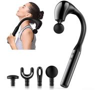 Fronnor Massage Gun with Extended Handle Revolutionary U-Shaped Back Massager for Pain Relief Deep Tissue Body Massager for Neck,Shoulder,Leg-Reach Every Muscle with Ease