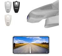 Front 4K HDR Dash Cam STARVIS 2 IMX678 for Mercedes-Benz C-Class Gen4 W/S/C/A 205 2015-2021(Model A Gray), C200 C250 C300 etc, OEM Look, WiFi & APP, 5GHz WiFi, GPS, 64GB Card