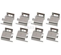 Front Accessory Kit, disc brake pad A.B.S. 1890Q
