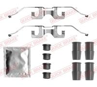 FRONT ACCESSORY KIT DISC BRAKE PAD FITS: FORD FIESTA VI 1.4 TDCI/1.25/1.6 TDC