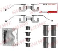 FRONT ACCESSORY KIT DISC BRAKE PAD FITS: FORD FIESTA VI 1.4 TDCI/1.25/1.6 TDC