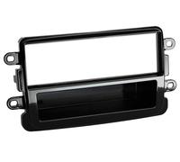 Front Adapter 1-DIN Dacia Dokker / Duster / Lodgy Black Piano