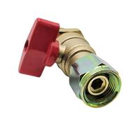 Front Air Brake Valve 10.34 Bar Rust Protection Nickel Plated Universal | Truck compressed air brake system shut-off valve for trucks cars car workshop garage fleet depot