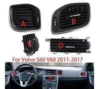 Front Air Dash Center Vent AC Grille 30791697 31393996 Car Front Dash Center Console Air Condition Outlet Vent/Fit For Volvo S60 V60 2011-2017 Auto Interior Accessories(Centre upper)
