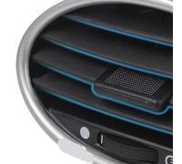 Front Air Dash Center Vent AC Grille 4M51-A014L21ADC 4M51A014L21AD Auto Front Dash Center Air Conditioning Outlet Vent Grille Assy For Ford Focus MK2 2005-2013 Black(2pcs)