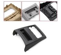 Front Air Dash Center Vent AC Grille Car Rear Center Console Air Conditioner AC Vent Grille Outer Frame Ashtray Trim Cover Panel/Fit For BMW 3 Series E90 E91 2005-2012(Model A Black)