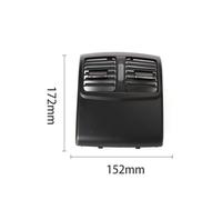 Front Air Dash Center Vent AC Grille E Class W212 Car Rear Center AC Vent/Fit For Benz Console Air Conditioning Ventilation Grille Air Outlet Frame 2128300954(Model A Dark Gray)