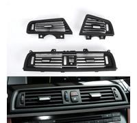 Front Air Dash Center Vent AC Grille/Fit For BMW 5 Series Right Hand Driver RHD Fresh Air Conditioning AC Vent Grille Outlet With Chrome/Fit For BMW F10 F11 Auto Parts(Rear Model A)