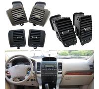 Front Air Dash Center Vent AC Grille/Fit For Land Cruiser Prado 120 / Fit For Toyota Lexus GX470 2003 2004 2005-2009 Car Air Conditioner Outlet A/C Air Vents Plate Dashboard Panel(Peach wood No outl