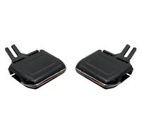 Front Air Grille 1x/2x Interior Centre Console Rear Chrome A/C Air Vent Grill Tab Clip for VW for Passat B8 for CC 2019-2024 3G0819203A(Rear Left-1PC)(Rear-2PCs)