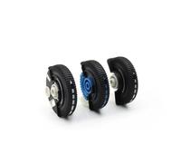 Front Air Grille 2/3PCS Front Rear Air Conditioning Control Roller AC Vent Base Rolling Wheel For Benz E Class W211 E200 E300 E230 E260 E280(Black M 3PC)