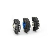 Front Air Grille 2/3PCS Front Rear Air Conditioning Control Roller AC Vent Base Rolling Wheel For Benz E Class W211 E200 E300 E230 E260 E280(Dark Gray M 3PC)