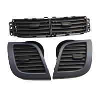 Front Air Grille 3PCS For Hyundai For Verna 2011-2016 Valves Air Conditioning Nozzle Center Air Duct Vent Air Nozzle Car AC Vent Outlet Tab Clip(Black 3 pcs)