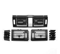 Front Air Grille 3PCS Front Center Air Conditioning AC Vent Grille Outlet Cover For Mercedes For Benz C Class 180 200 220 230 260 300 2007-2011(LHD-BSet)