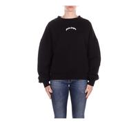 Front and Back Logo Sweatshirt, female, Palm Angels, Sweatshirts, Black, 2XL, Sweatshirts & Hoodies 2XL