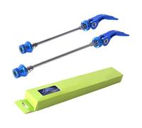 Front and Rear Axle Levers - 20 x 4 x 2 cm Hollow Shaft Replacement Axle Set, Bicycle Hub Tool, Aluminium Alloy Parts, Quick Release Front and Rear, Use for Bicycle Maintenance, DIY