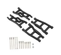 Front And Rear Axle Wishbone Set for RC Cars - Practical Accessories Included - Versatile And Easy to Install - Spare Part, Black