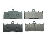 Front And Rear Brake Pads Compatible With BMW R850R 2003-2006 R1100S With Integral ABS 2001-2006 2012(2 X Front Brake Pads)