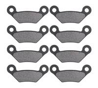 Front And Rear Brake Pads Compatible With JCB Groundhog Workmax 800 1000 Side X Side Diesel Petrol(4 Pairs)