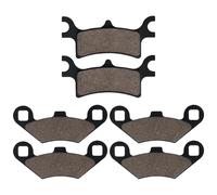 Front and Rear Brake Pads Replacement for Polaris Sportsman 400 450 500 600 700 800 Magnum 325 330 400 Scrambler 500 Twin 700 EFI MV Twin 800 Trail Blazer 250 Trail Boss 330 Xpedition 325 4X4