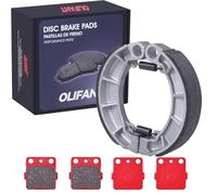 Front and Rear Brake Shoe Pads for Honda Rancher 420 TRX420 2007-2026/Honda Foreman 500 TRX500 TRX500FE TRX500FM 2014-2019/Honda Foreman 520 TRX520 2020-2026