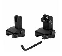 Front and Rear Flip Up Iron Sights Set,Flip Up Back Up Sights,Rapid Transition Battle Sights