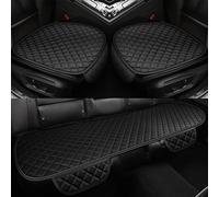 Front And Rear Leather Car Seat Cushion Pad For BMW X3 G01 2017-2023, Non Slip Car Interior Seat Pad Automotive Seat Cushion Durable Car Interior Accessories,D/BLACK