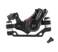 Front and Rear Mechanical Disc Brake Caliper for Bike with Resin Brake Pads Compatible with 140 160 180mm Rotors and 75mm or 51mm Mounting Distance (Front Caliper)
