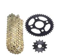 Front And Rear Sprocket Gear Transmission Chain Compatible With 1 250 AX1 250 Motorcycle(D)