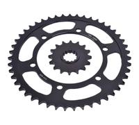Front And Rear Sprocket Set 525 16T 47T Compatible With Yamaha TDM900 5PS TDM 900A ABS FZ8 FZ8N FZ8S FZ-8 FZ-8S FZ-8N TDM 900(Front Rear)
