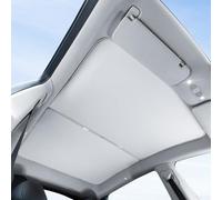 Front and Rear Sunshade for Tesla For Model 3 Simple Setup and Convenient Compact Storage (For M3 Silver)