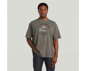 Front Angry Bee T-Shirt - Brown - Men L