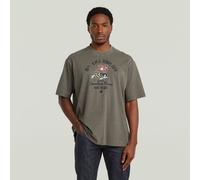 Front Angry Bee T-Shirt - Brown - Men M