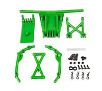 Front anti-collision bumper set fit for 1/5 BAHA ROVAN KM Baja 5B upgrade 5SC toy parts, green