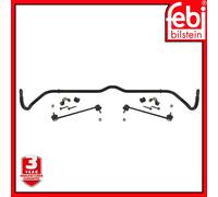 Front Anti Roll Bar Kit Bushes Stabiliser Links Febi 37040 For VW Polo MK4
