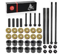 Front Arm Bushing Dust Cover Seal Caps Bolts & NUT Shaft Collars Upper Lower Rebuild kit For YAMAHA Banshee 350 YFZ 350 450 Raptor 125 250 700 YFM 125 250 700 90381-15088-00 5YT-23517-00-00