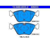 Brake Pad Set, disc brake ATE 13.0460-6033.2 for BMW 5 (E34) 2.0 1987-199