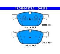 Brake pads 13.0460-7272.2 ATE for VOLVO XC60 I SUV XC90 I XC60 I VAN
