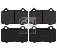 FRONT AXLE 16887 BRAKE PAD SET, DISC BRAKE FITS DS DS 3 1.6 THP 208